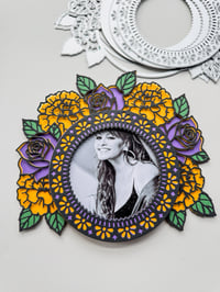 Image 1 of Floral Frame Metal Diecut 