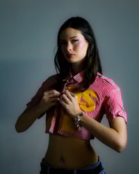 Image 2 of GODS FAV BUTTON CROP