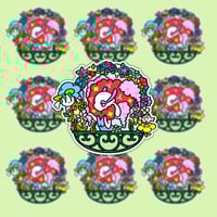 Florges Balcony Vinyl Sticker