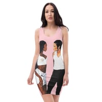 Image 4 of Icons All-Over Print Dress Pink