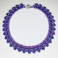 Image 2 of Purple Rondo a La Byzantine Necklace