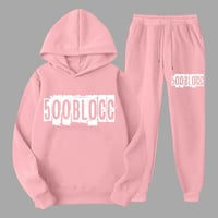 500Blocc Pink Jogger Set 