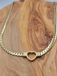 Image 1 of Heart choker necklace