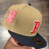 Image 2 of Custom Boston Red Sox x Neighborhood Framework Collection Exit Sign New Era 59FIFTY