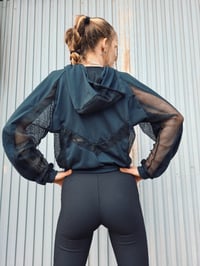 YARA Hoodie, black mesh
