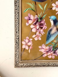 Image 4 of Cadre aux oiseaux et fleurs