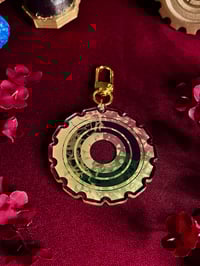 Image 1 of ‘the corrupted gear’ keychain (gold keychain) 