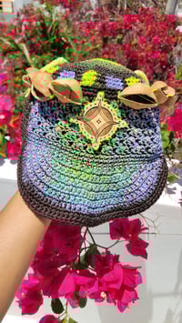 Image 9 of Pow Wow Crochet Cosmic Cap