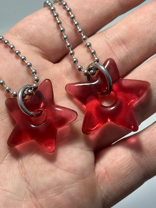 Image of ruby red stars
