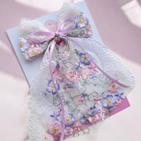 Image 1 of spring Collection Lilac and pink floral maxi 