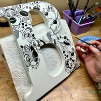 Customized 12” Sketch Initial 