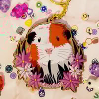 Image 2 of guinea pig wooden keyrings
