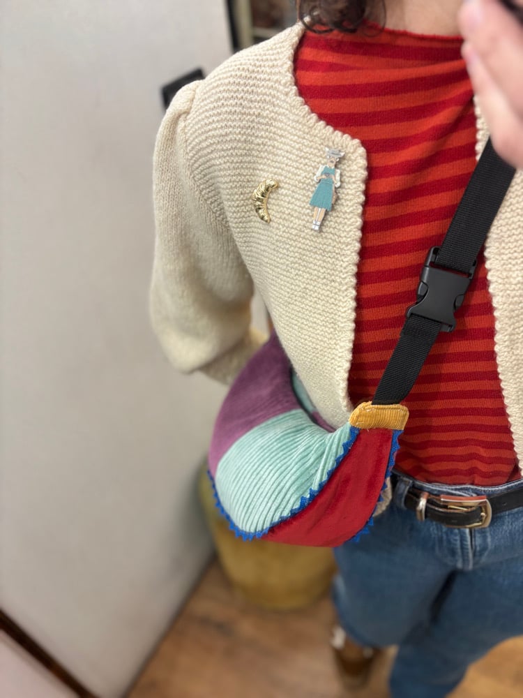 Image of Banana Bag lilla/cielo