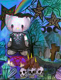 goodbye kitty print