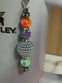 Image 3 of Sunrise Spiral Sparkly Tumbler Straw Bauble