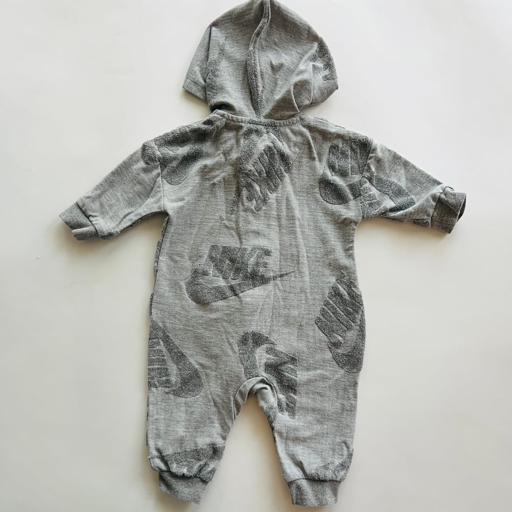 Image of NIKE ZIP-UP HOODIE TRACK ONESIE size 3M