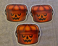 Pumpkin Bucket Sticker