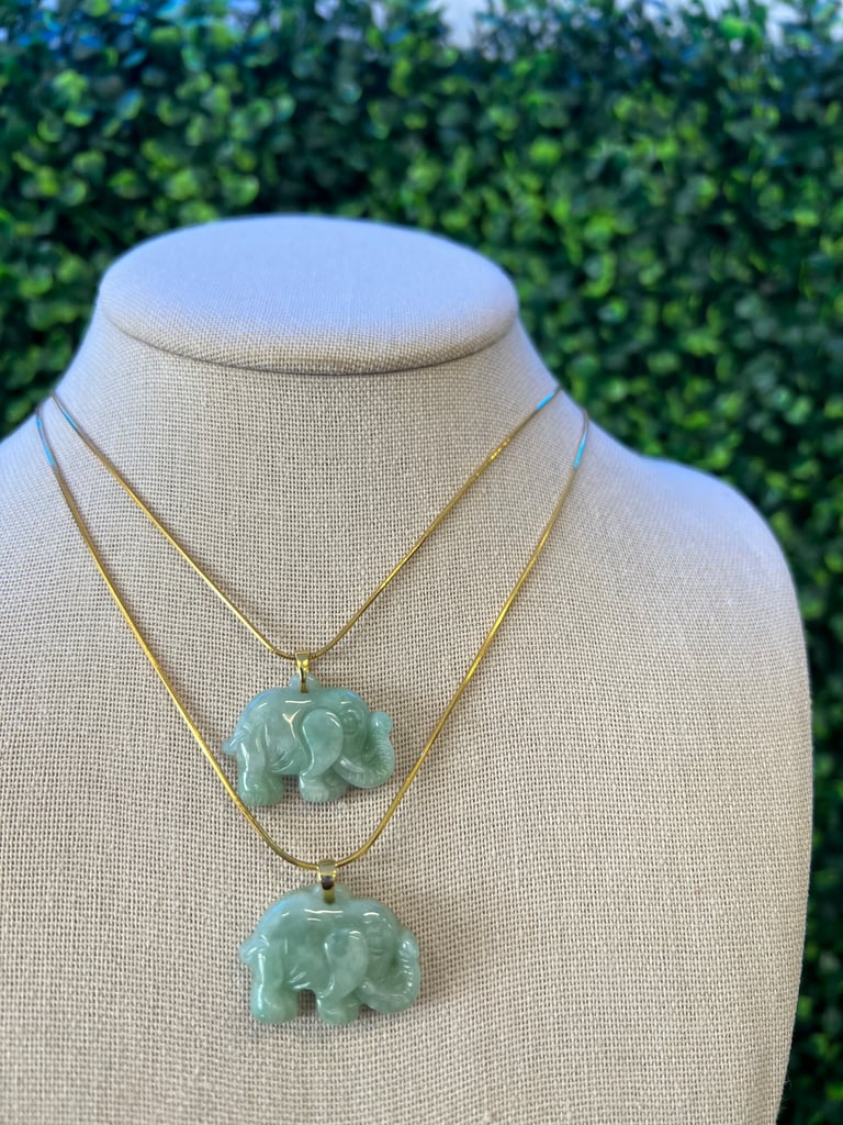 baby elephant necklace