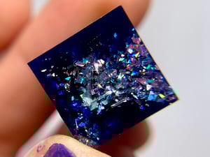 Image of Glitter Veins in Sapphires  (finished upon order)