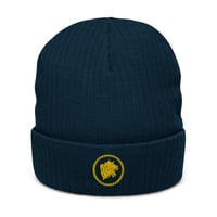 Image 1 of Primal cuffed beanie - Gold logo