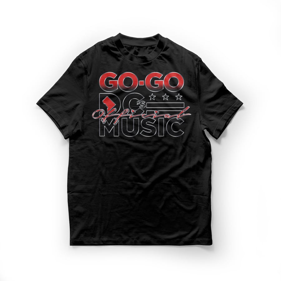 Image of GOGO DC’s OFFICIAL MUSIC Black Tee