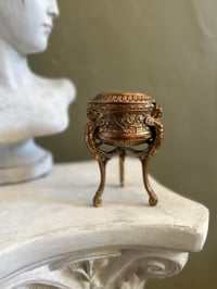 Image 6 of Superbe boîte à bijoux Napoléon III, soie capitonnée, Art Nouveau, fin XIXème s. 