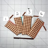 Image 5 of Vintage Wool Check Pouch 1-4