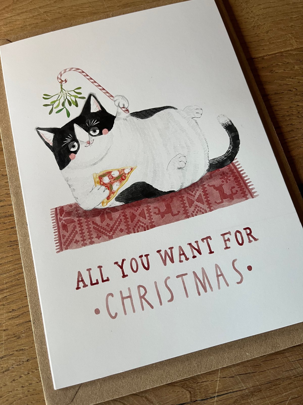 Image of XL Christmas Card "All You Want" Set Of 2