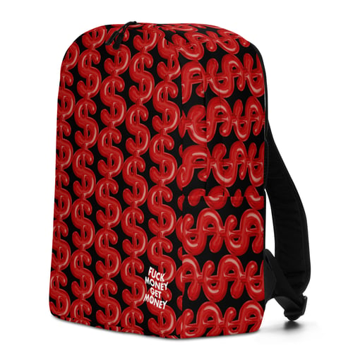 Image of DOLLAR SIGN BACKPACK RED