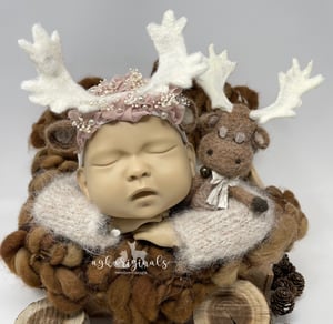 Image of Moose headband and lovey set 