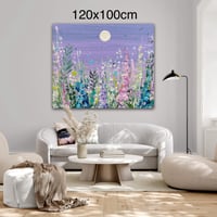 Image 3 of Custom Size Extra Large Art - Moon Garden