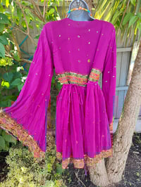 Image 5 of Mykonos Glitter wrap dress -hot pink 8-12