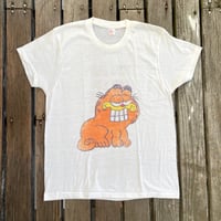 Image 1 of 1980s Garfield ‘I’m fat I’m lazy and I’m proud of it’ Size M