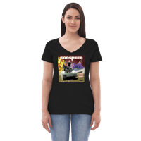 Image 1 of Godspeed Women’s recycled v-neck t-shirt