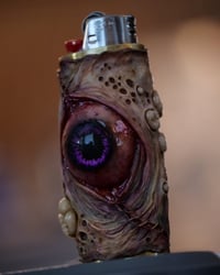 Image 21 of  Bic lighter sleeve, original sculpt, functional art, Glow in the dark, flash reflective OOAK 