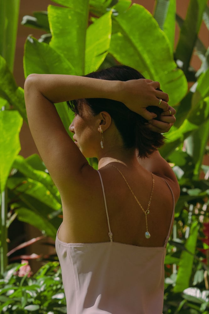 Image of Baroque pearl lariat 