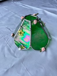 Image 2 of Iridescent green tea light lamp 