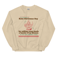 Image 1 of Uncle Fascist - Brown  | Political Christmas Jumper