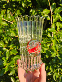 Image 1 of Scalloped Geode Glass #2