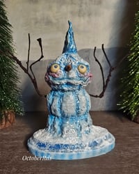 Image 1 of Snowman Pumpkin Witch