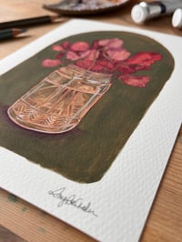 Image 2 of Sweet Peas Fine Art Print 