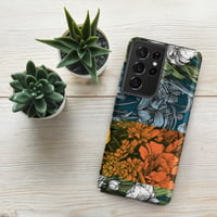 Image 24 of Art Nouveau Inspired Colorful Quartet Boho Hippie Floral Sketch Tough case for Samsung®