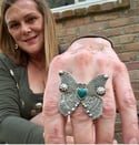 Falling in Love gives you Butterflies- Large Butterfly Ring, Size 8