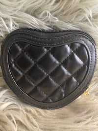 Image 1 of Black Mini Heart Purse