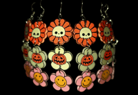 Image of Syd The Crafty Hippie Earrings🎃💜