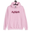 Image 2 of Alaska Embroidered Heavy Blend Hoodie // Pink