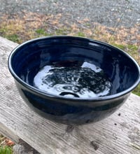 Image 3 of Deep blue ramen/salad bowl