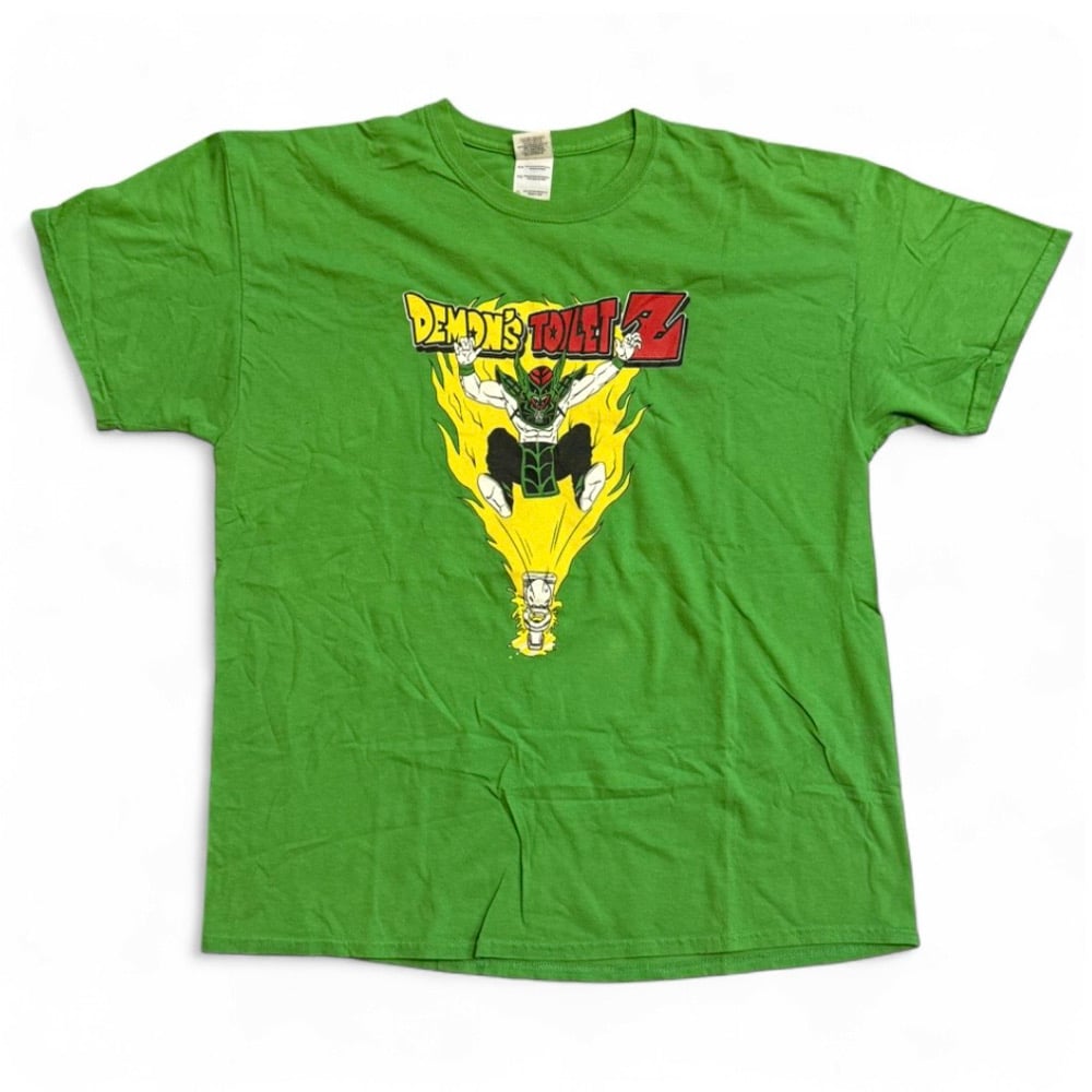 Image of 2000s Dragon Ball Z “Toliet” Parody Graphic Tee (XL)