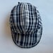 Image of Indigo Check Outdoor caps 004