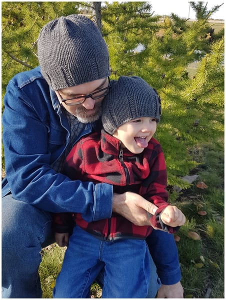 Image of Cold Embers Winter Hat Knitting Pattern